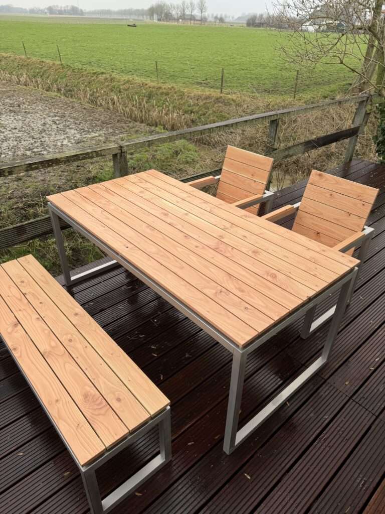 Tuinset nieuw hout