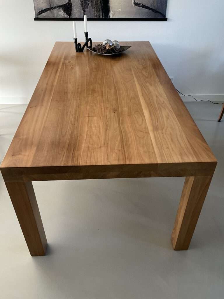 rechthoekige tafel naar deens ovaal