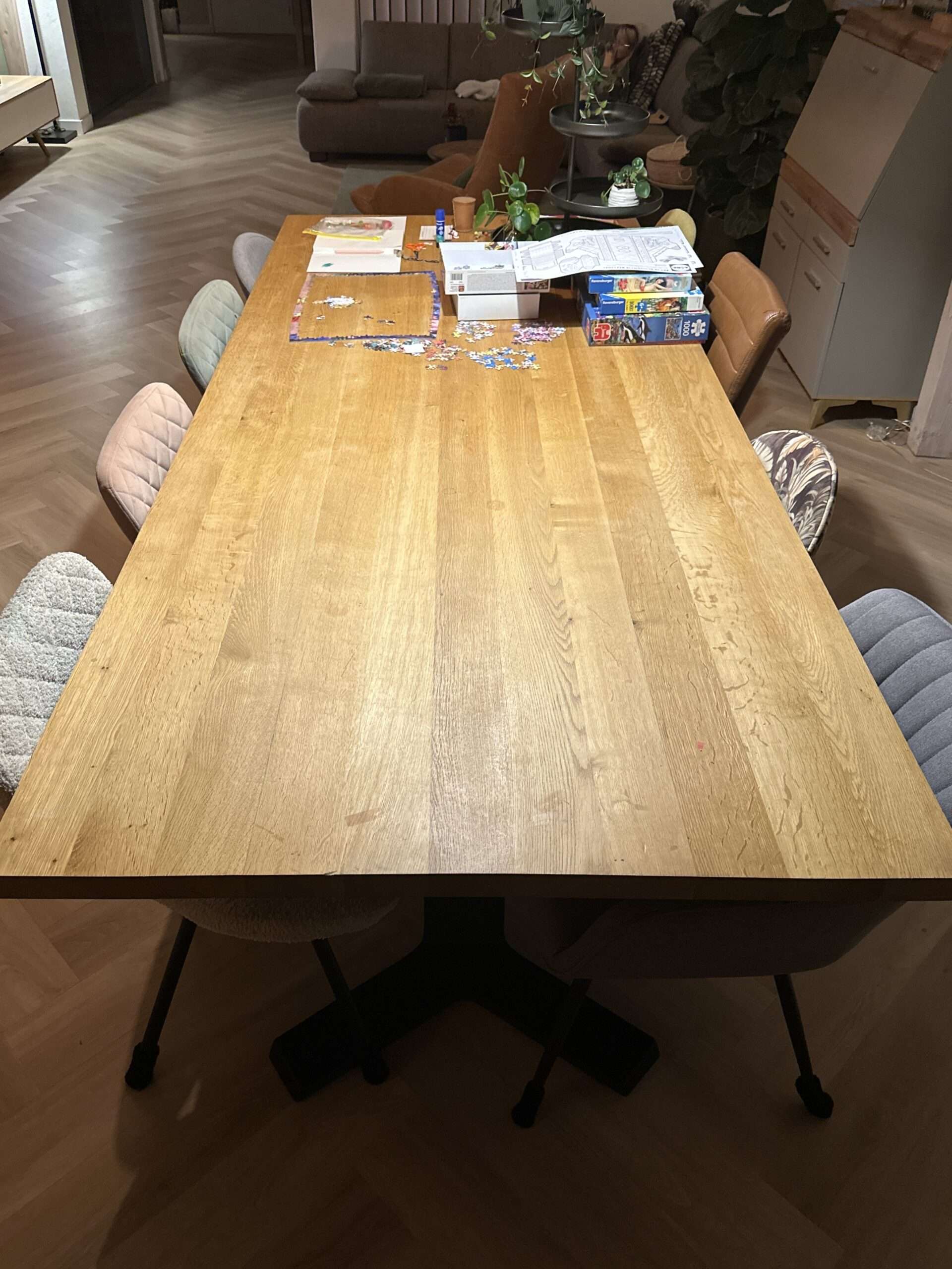 eiken tafel deens ovaal