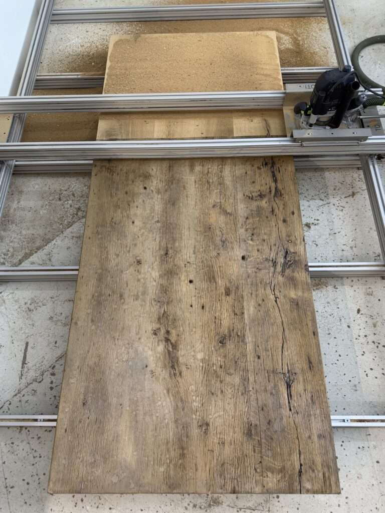 tafelblad vlak maken